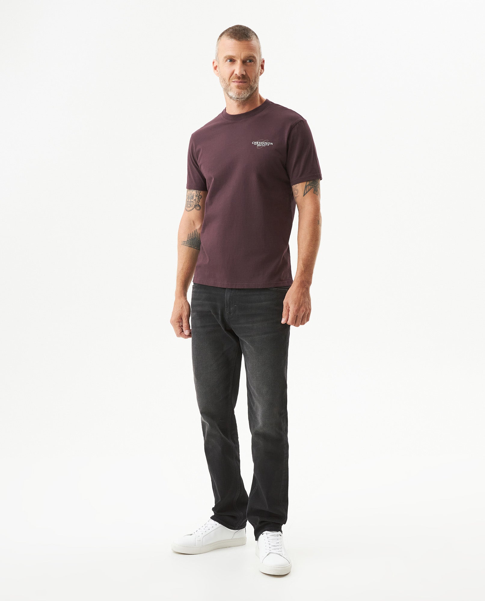 Men's Slim Fit T-shirt in Cotton, Coordinates - 3