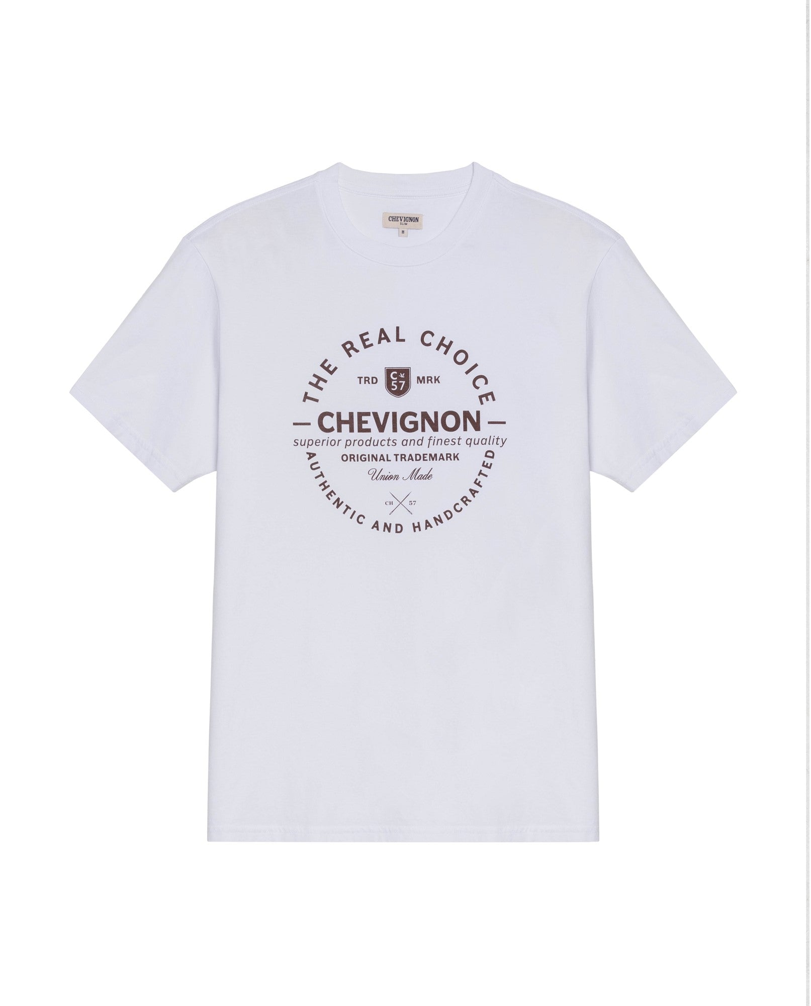 Men's Short Sleeve T-shirt - White - 1