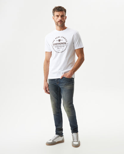 Men's Short Sleeve T-shirt - White - 3