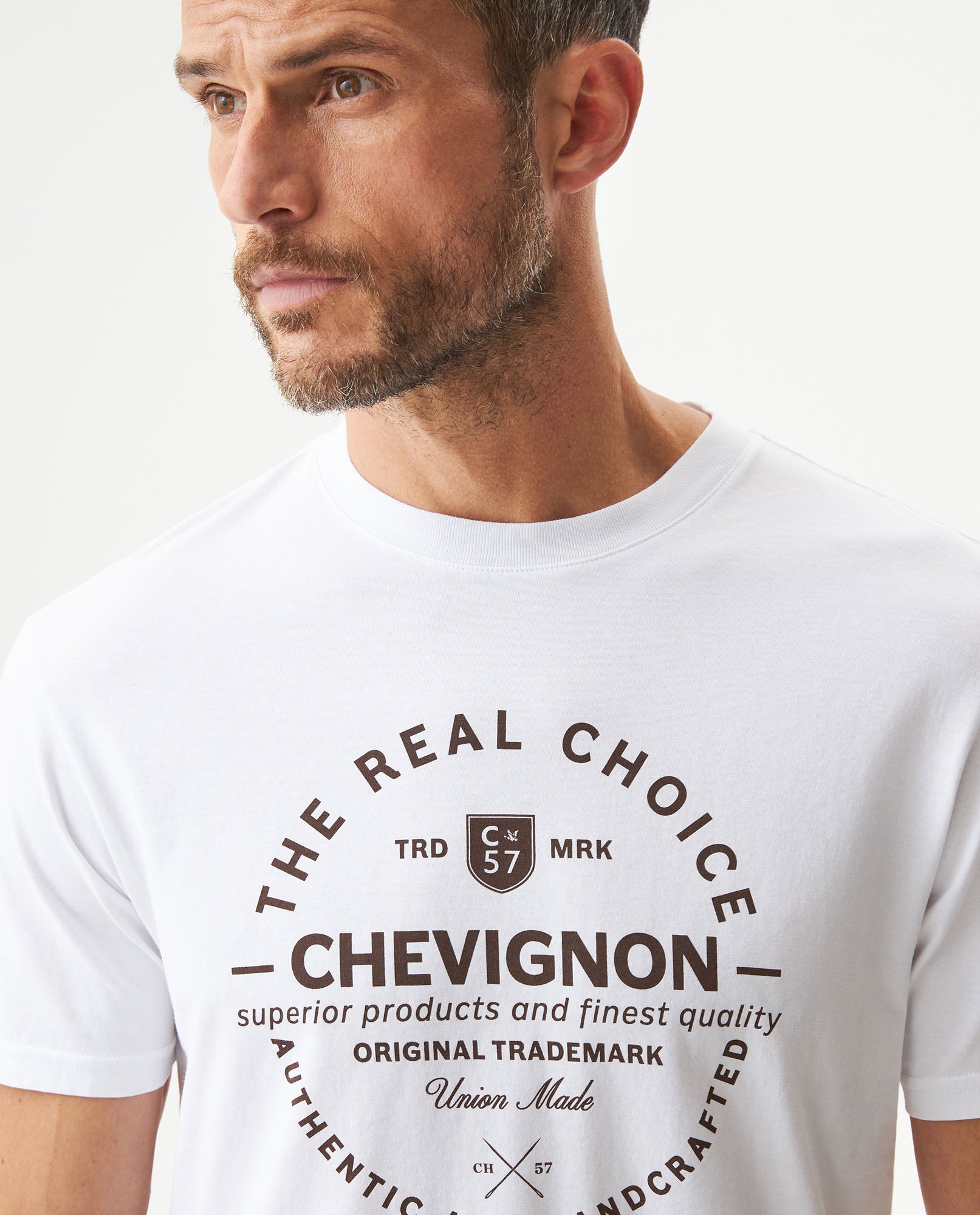 Men's Short Sleeve T-shirt - White - 4