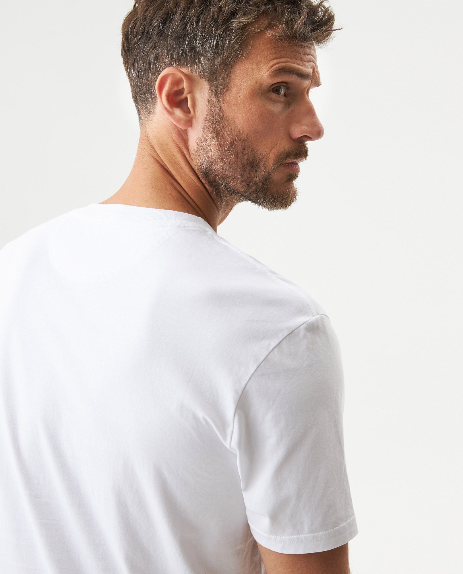 Men's Short Sleeve T-shirt - White - 6