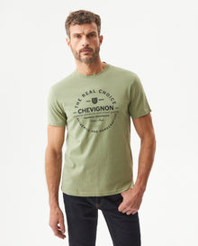 Men's Short Sleeve T-shirt - Green - 2