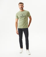 Men's Slim Fit Short Sleeve T-shirt in Cotton, Festive - 3