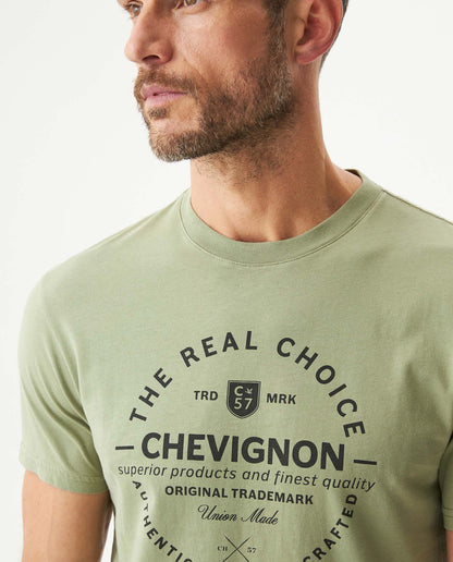 Men's Short Sleeve T-shirt - Green - 4