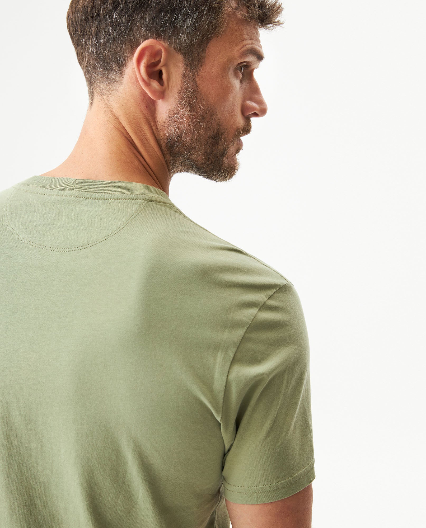 Men's Short Sleeve T-shirt - Green - 6