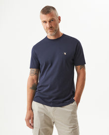 Men's Short Sleeve T-shirt - Blue - 2