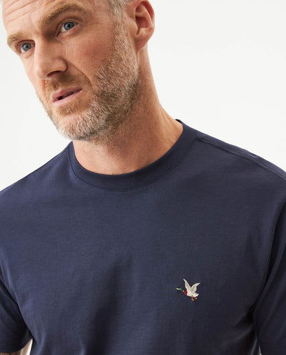 Men's Short Sleeve T-shirt - Blue - 4