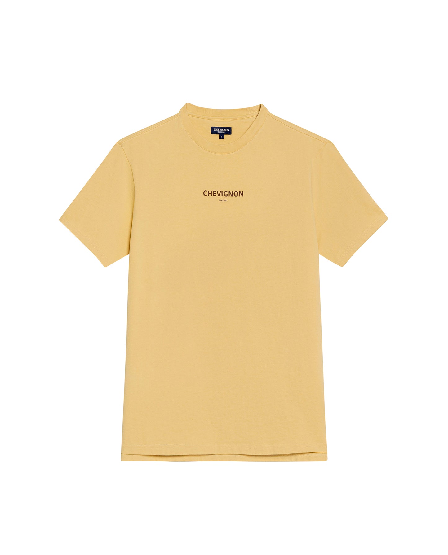 Men's Short Sleeve T-shirt - Yellow - 1