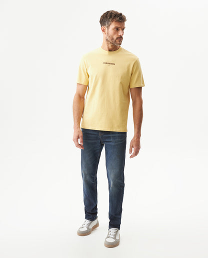 Men's Short Sleeve T-shirt - Yellow - 3