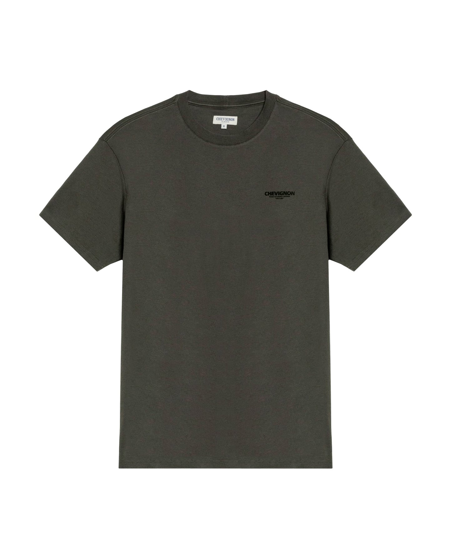 Men's Short Sleeve T-shirt - Brown - 1