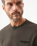 Men's Classic Fit Printed T-shirt in Cotton, Shipyard - 4