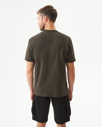 Men's Short Sleeve T-shirt - Brown - 5