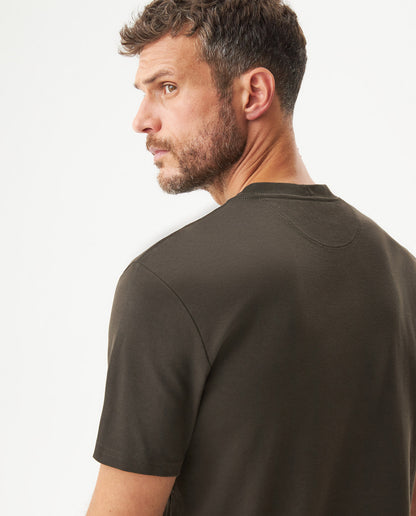 Men's Short Sleeve T-shirt - Brown - 6