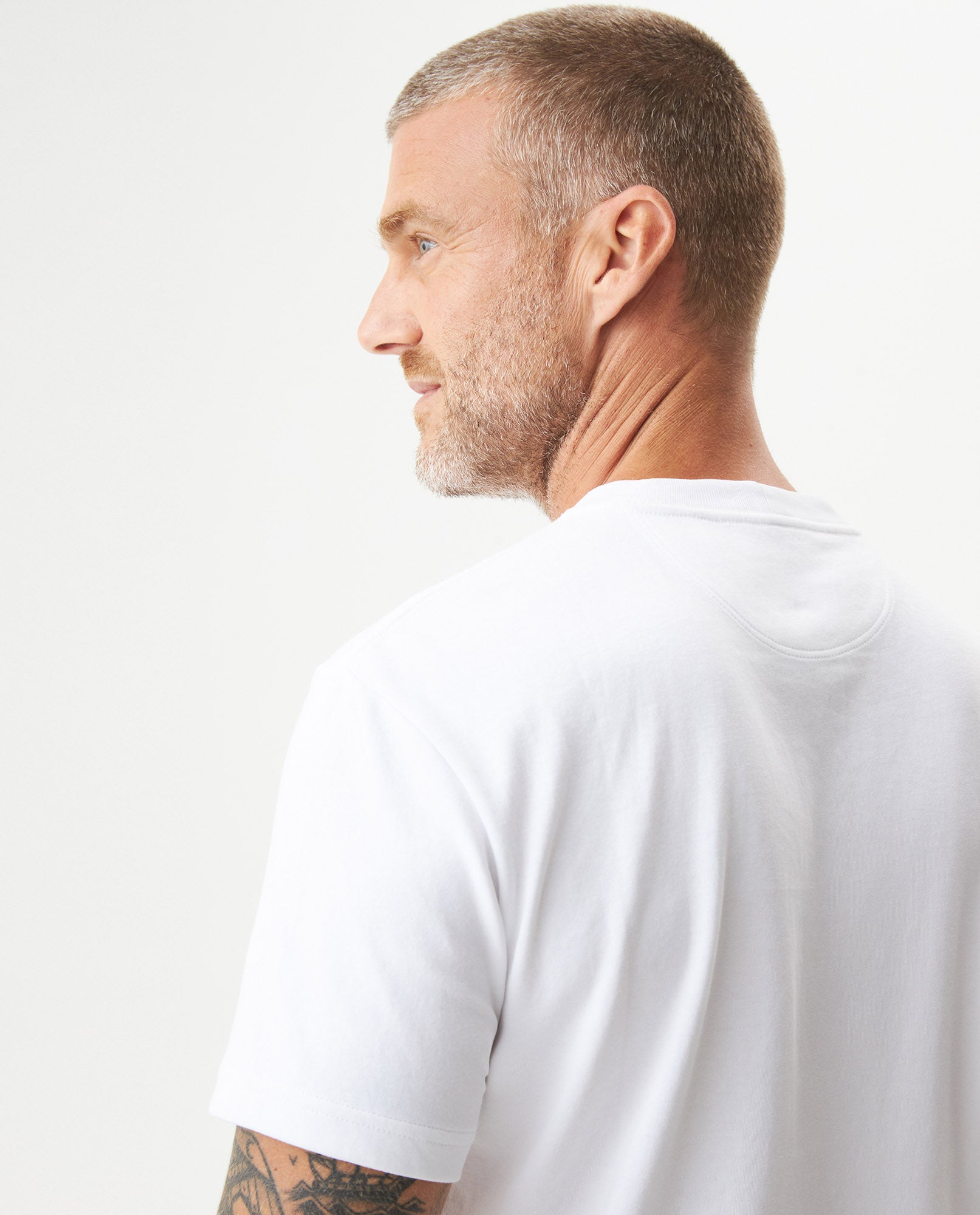 Men's Short Sleeve T-shirt - White - 6