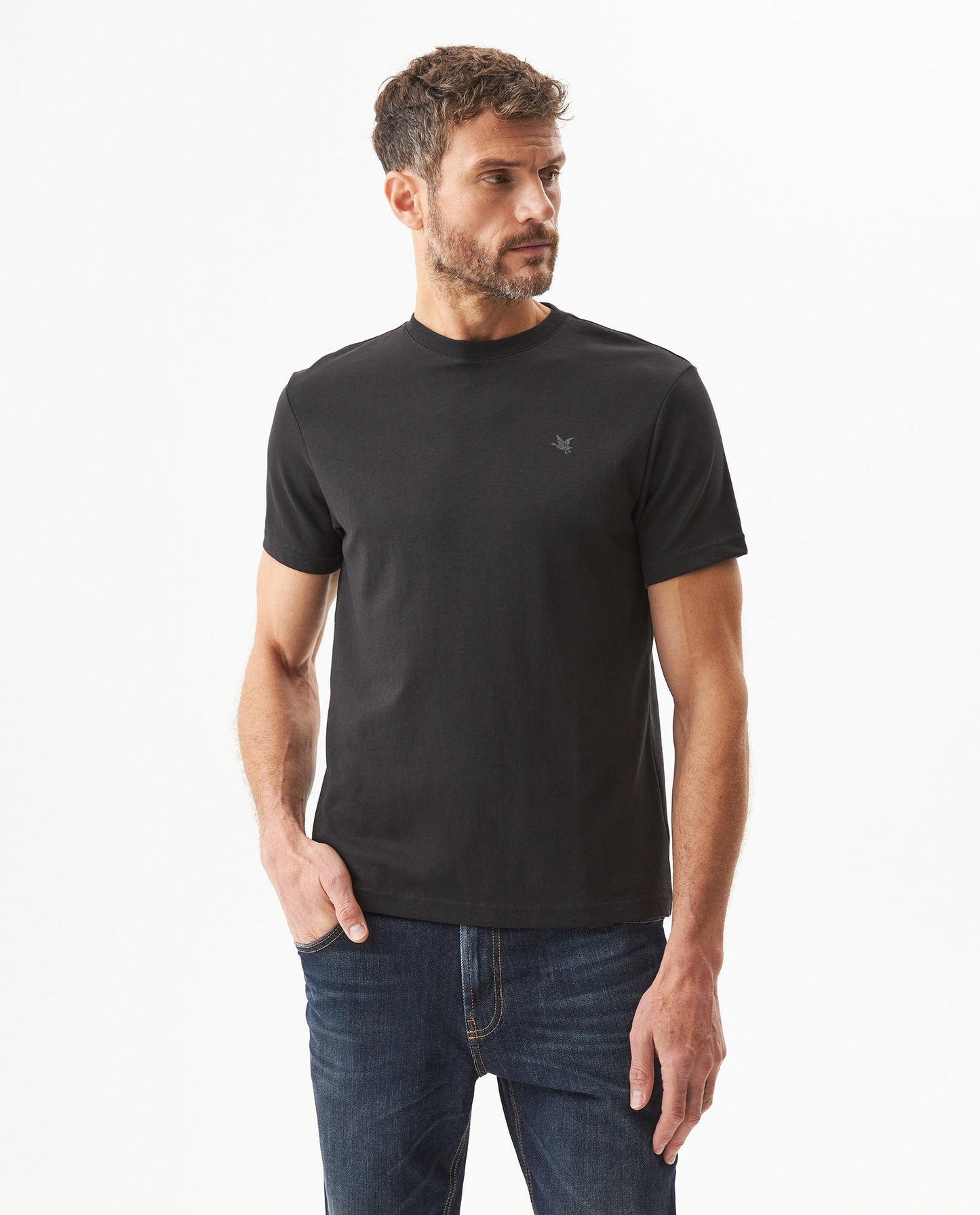 Men's Short Sleeve T-shirt - Black - 2