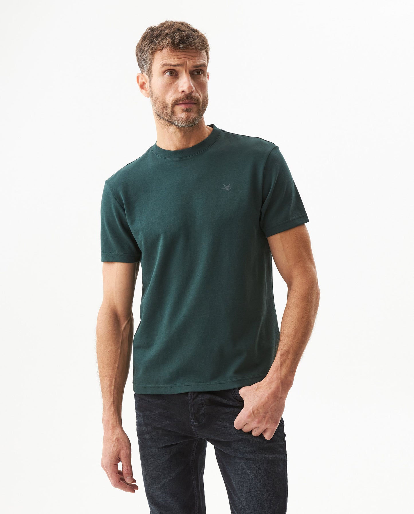 Men's Short Sleeve T-shirt - Green - 2