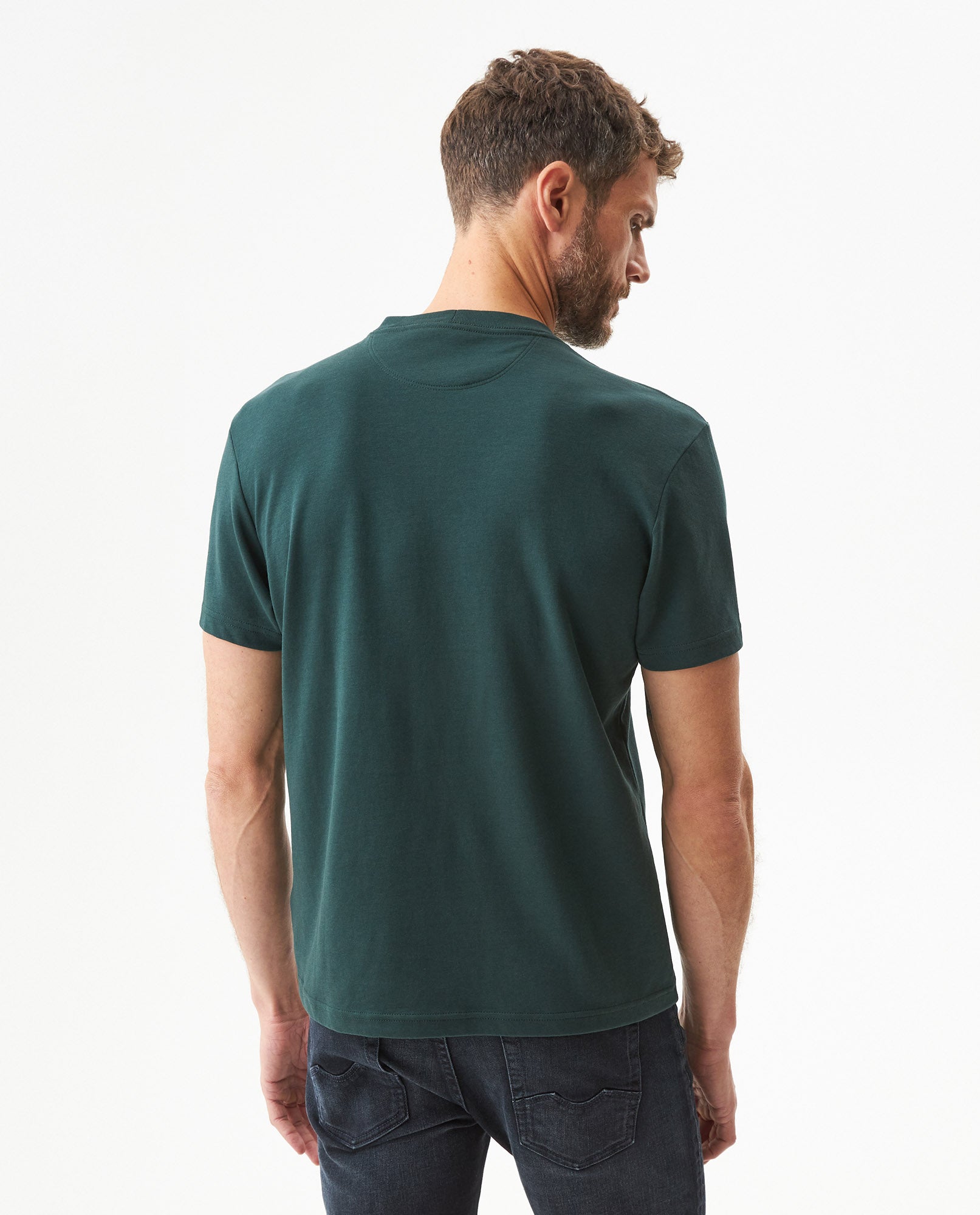 Men's Short Sleeve T-shirt - Green - 5