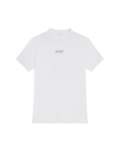 Men's Short Sleeve T-shirt - White - 1