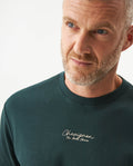Men's Classic Fit Printed T-shirt in Cotton, Bayside - 4