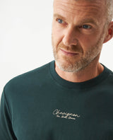 Men's Classic Fit Printed T-shirt in Cotton, Bayside - 4