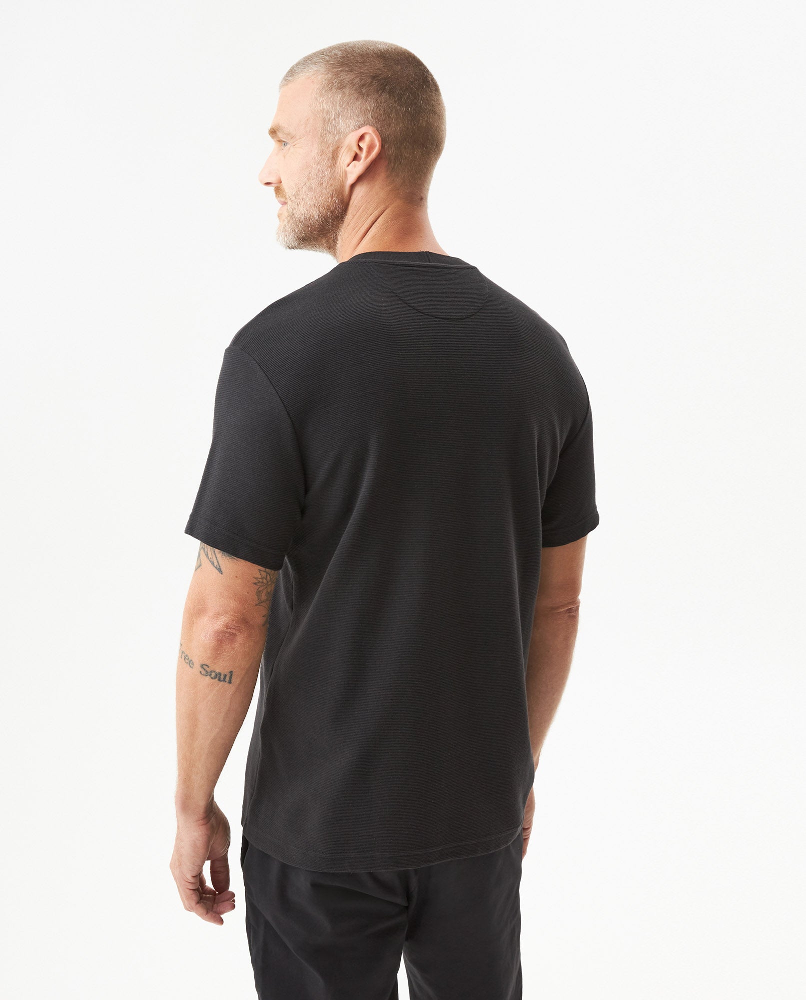 Men's Short Sleeve T-shirt - Black - 5