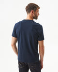 Men's Slim Fit Typographic Graphic T-shirt in Cotton, Seafront - 5