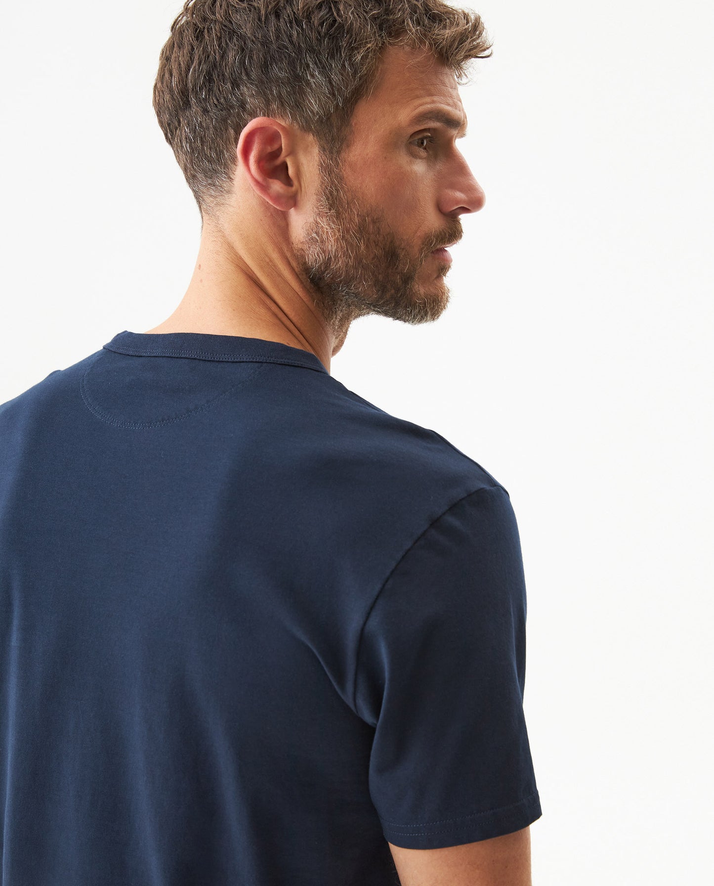 Men's Short Sleeve T-shirt - Blue - 6