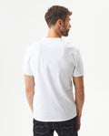 Men's Slim Fit Typographic Graphic T-shirt in Cotton, Seafront - 5