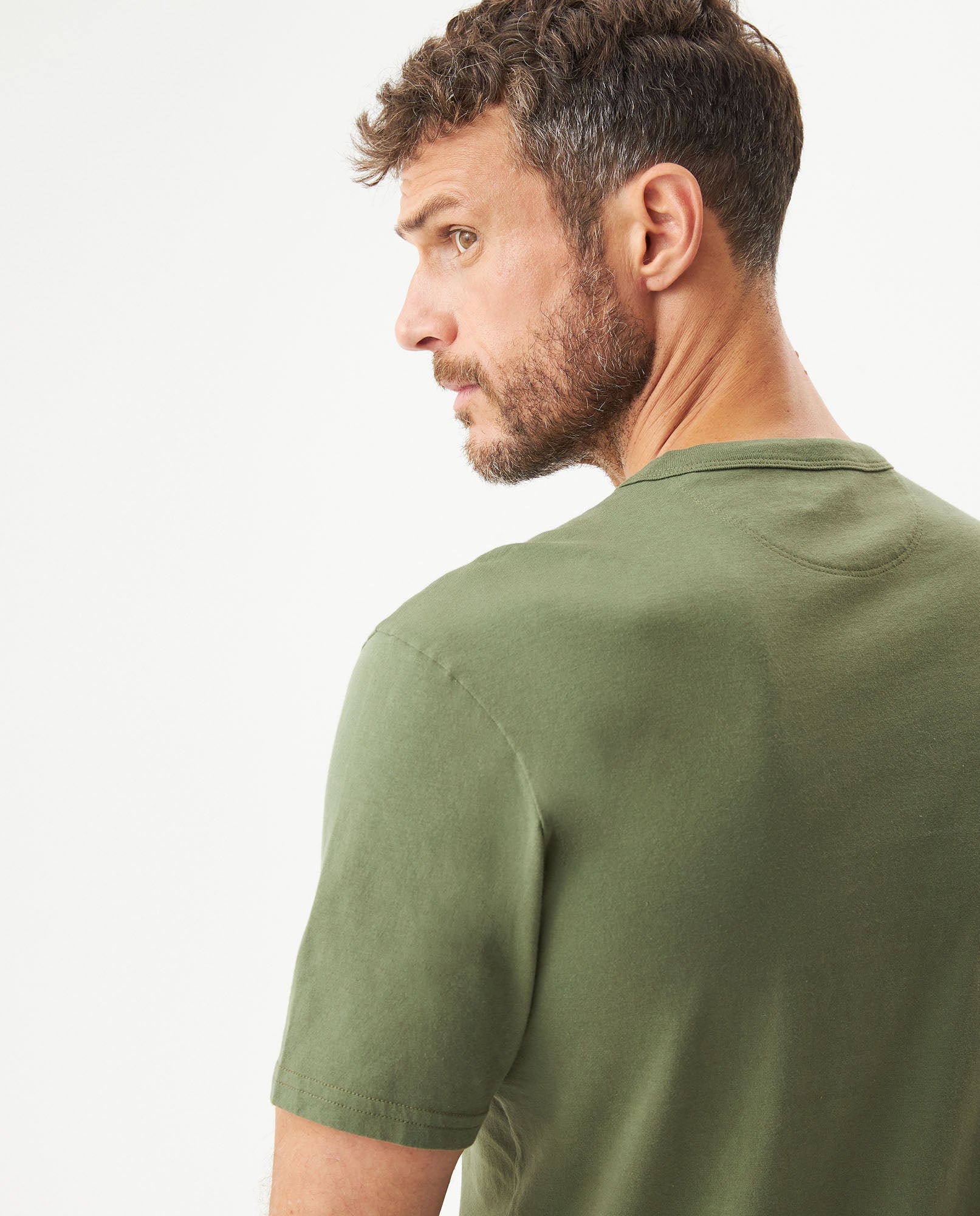 Men's Short Sleeve T-shirt - Green - 6