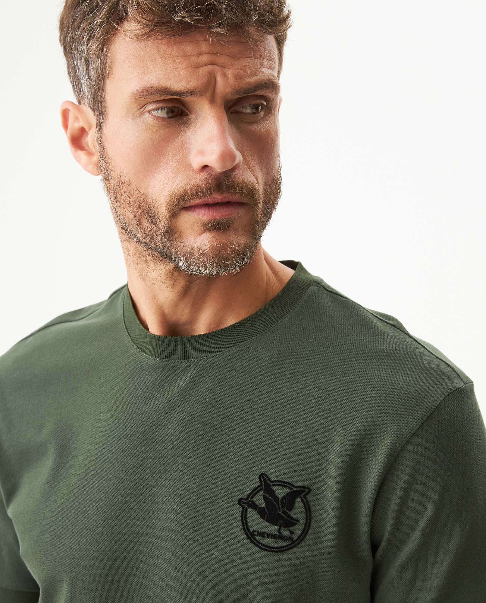 Men's Short Sleeve T-shirt - Green - 4
