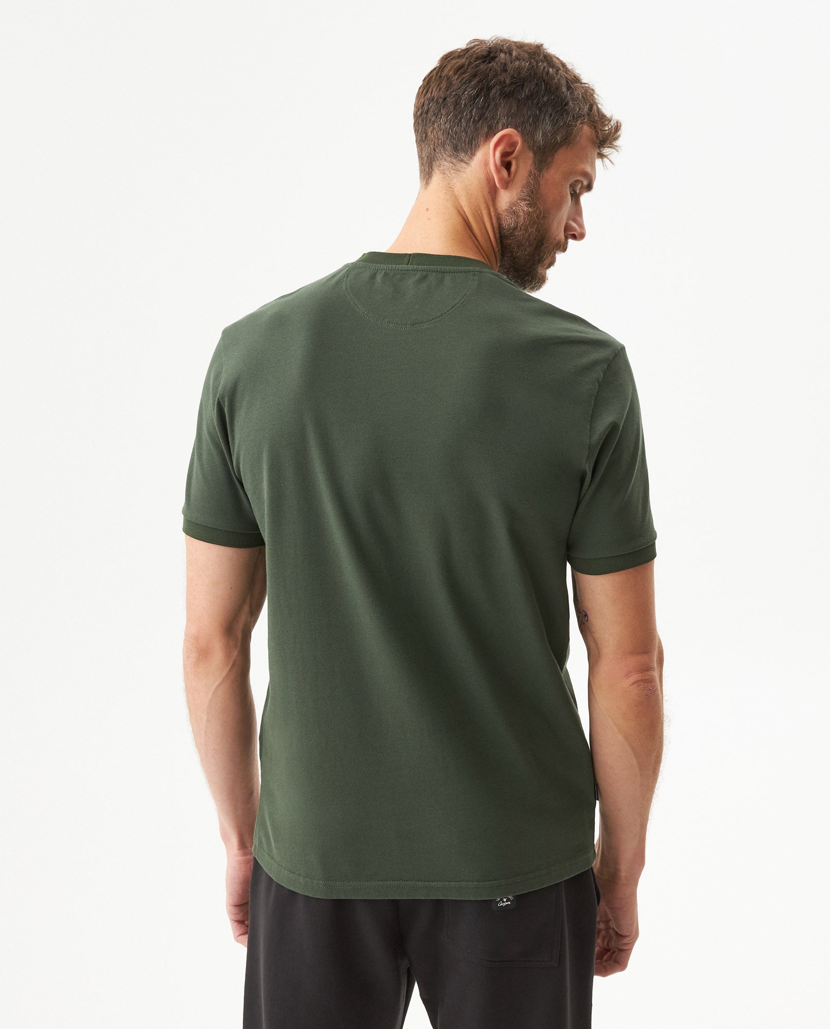 Men's Short Sleeve T-shirt - Green - 5
