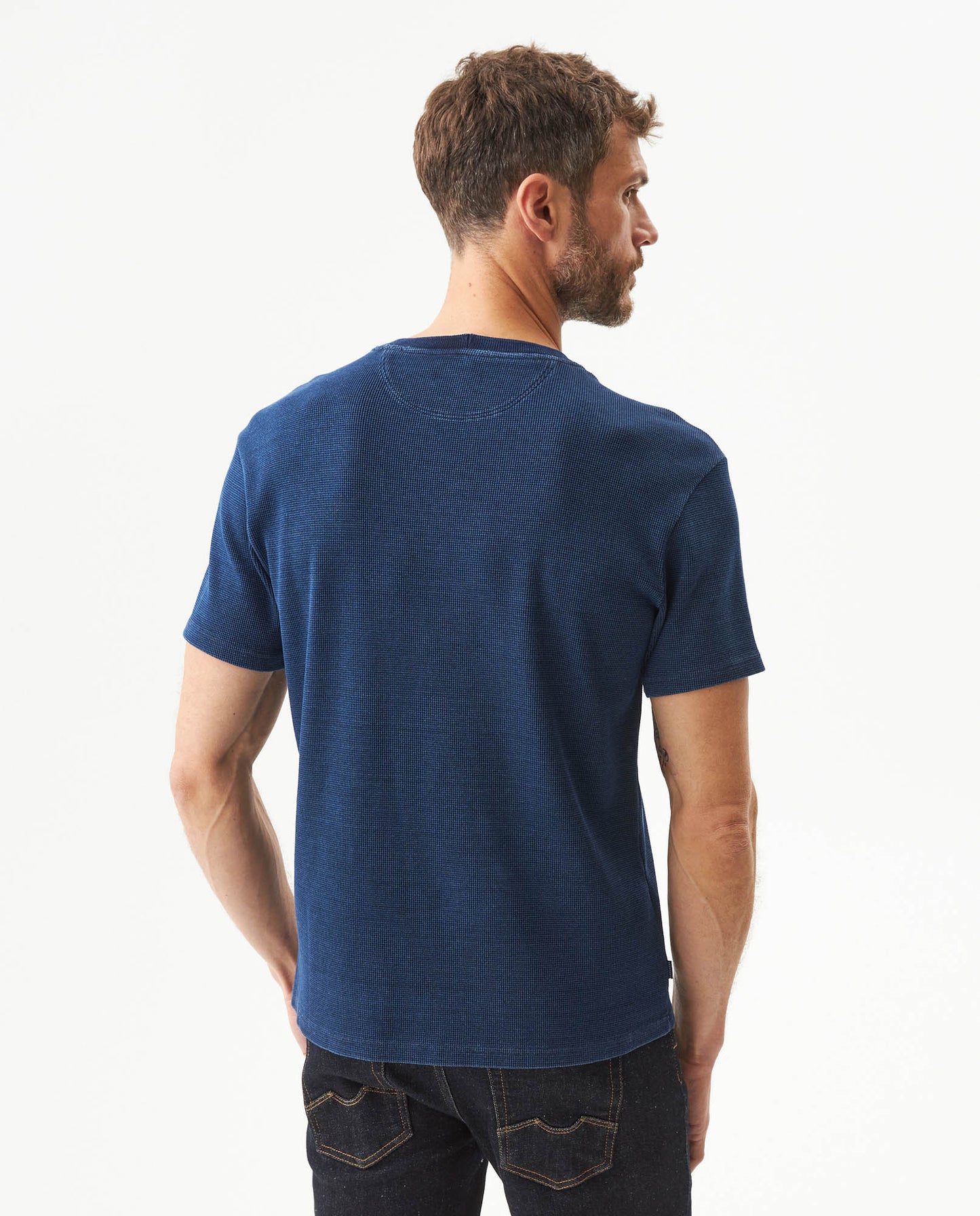 Men's Short Sleeve T-shirt - Blue - 5
