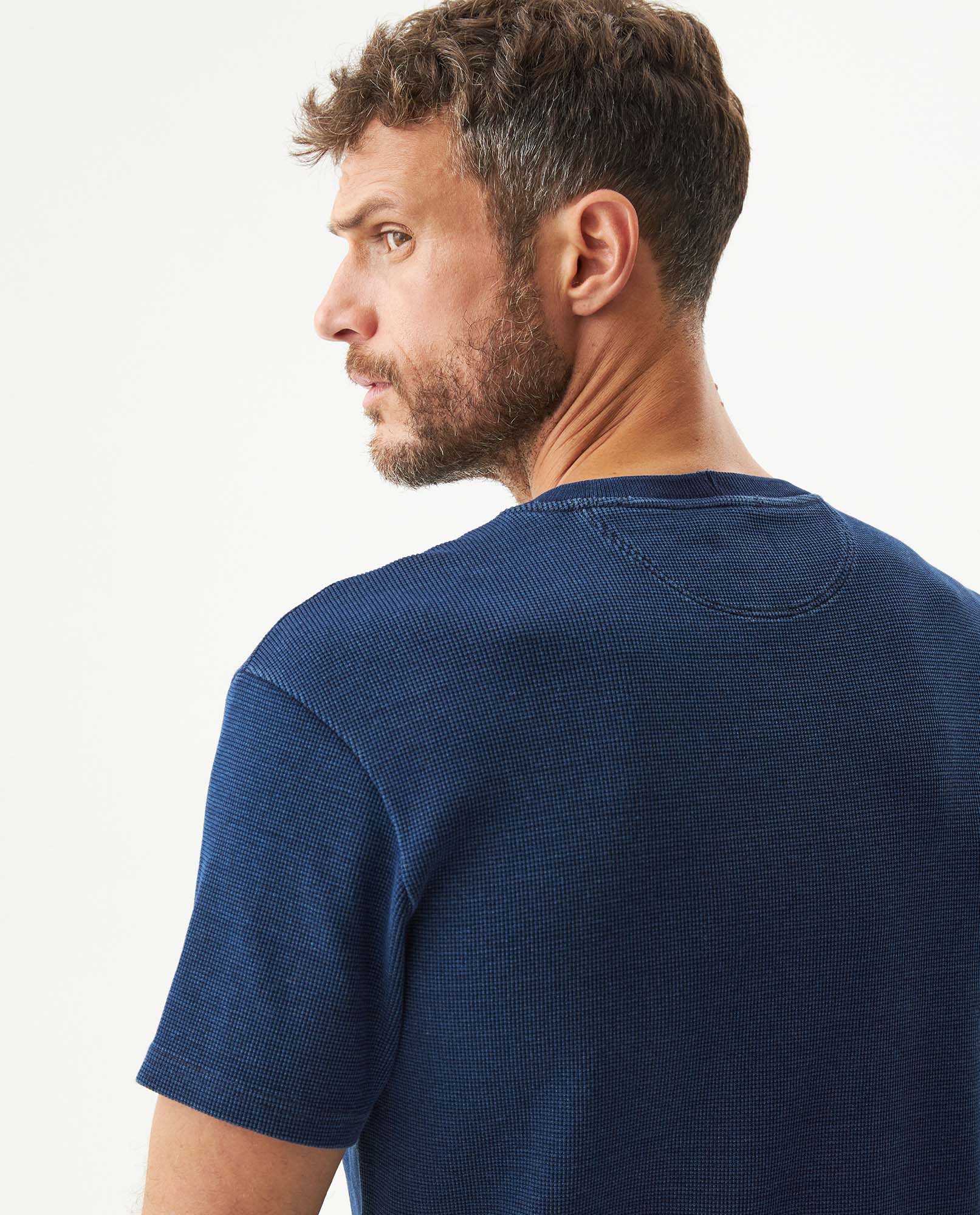 Men's Short Sleeve T-shirt - Blue - 6