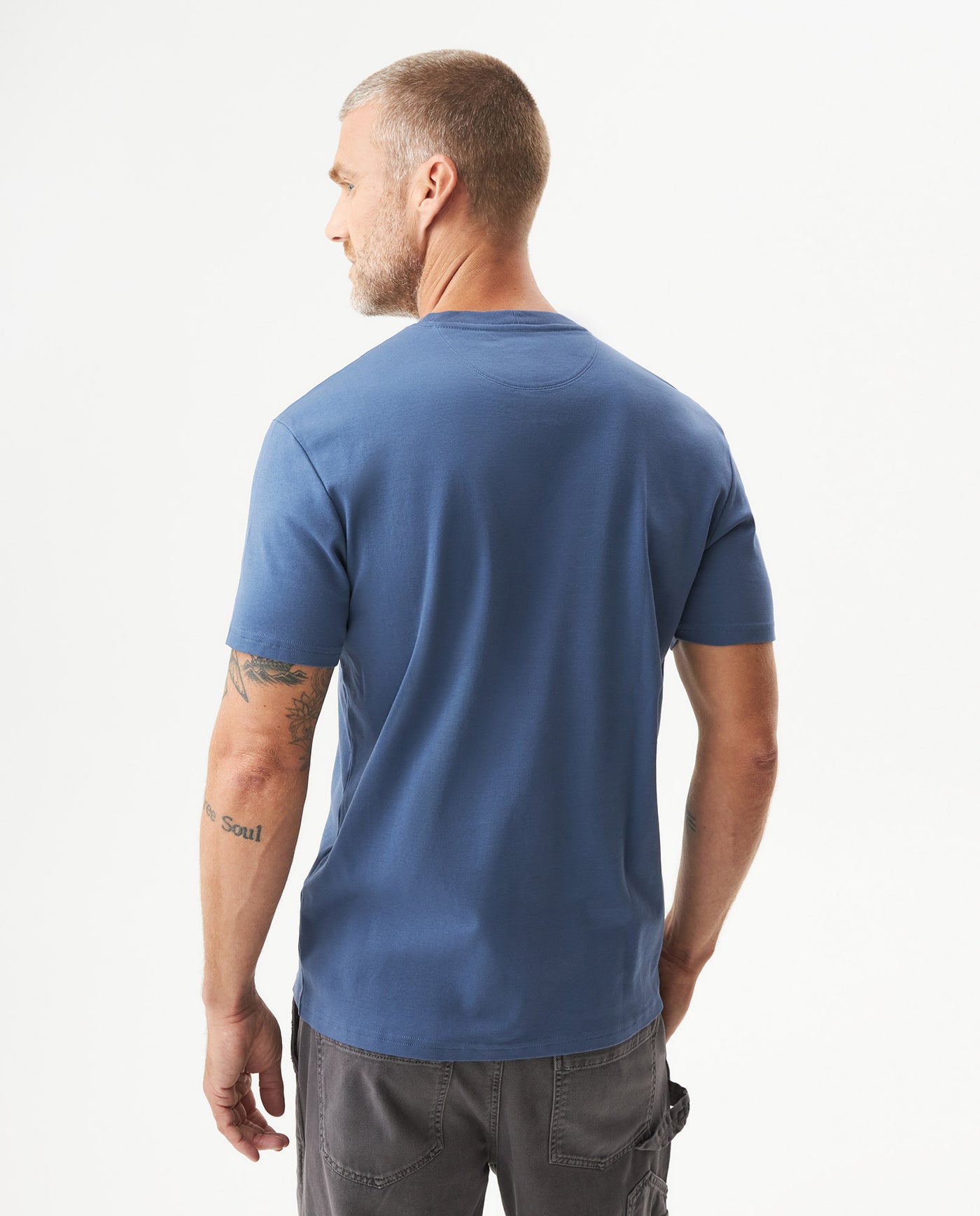 Camiseta Manga Corta para Hombre - Blue 63_649G040_AZU184220_6