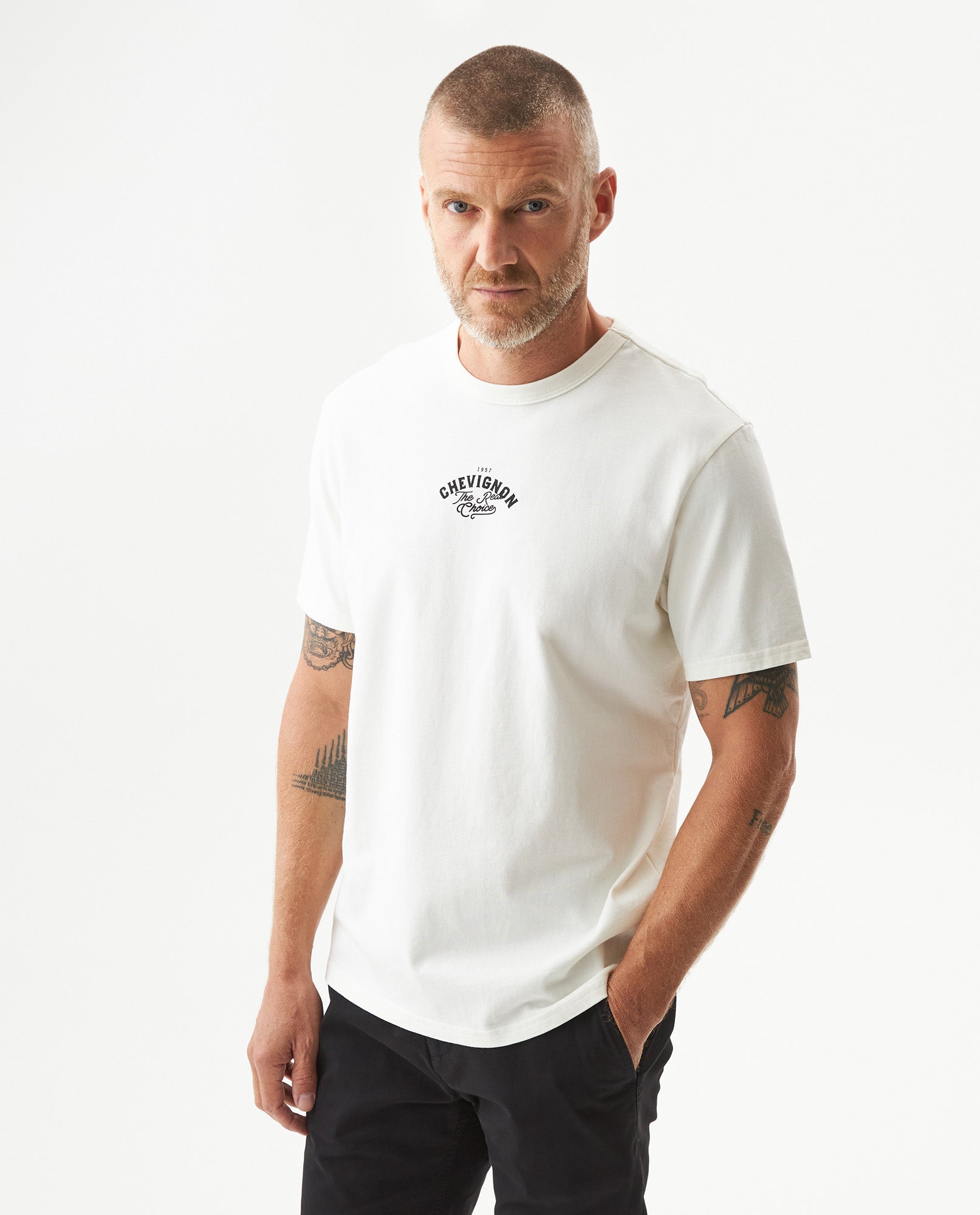 Men's Short Sleeve T-shirt - Raw - 2
