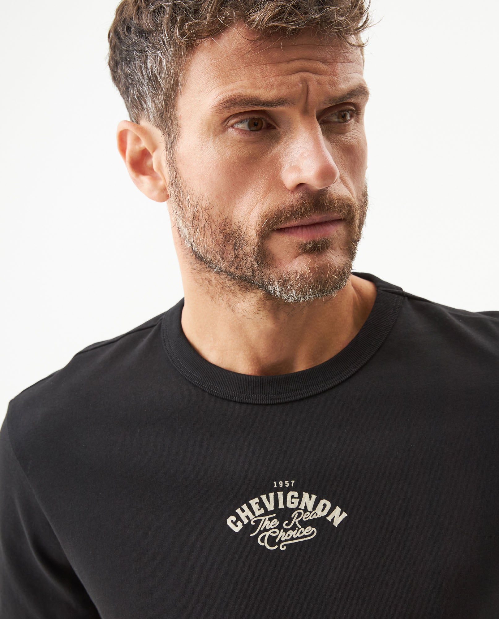 Men's Short Sleeve T-Shirt - Black 649G044 - 4