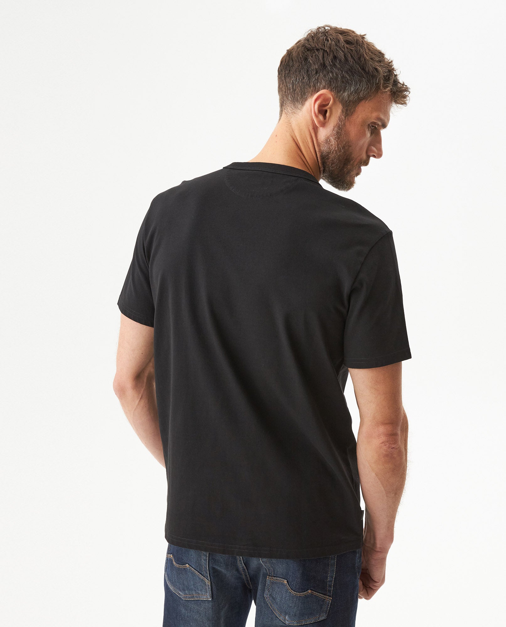 Men's Short Sleeve T-Shirt - Black 649G044 - 5