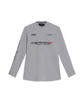 Men's Racing Long Sleeve Regular Fit T-shirt in Cotton, Compass - 3