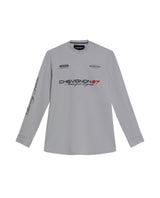 Men's Racing Long Sleeve Regular Fit T-shirt in Cotton, Compass - 3