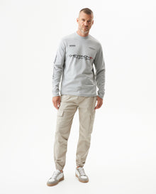 Men's Long Sleeve T-shirt - Gray - 2
