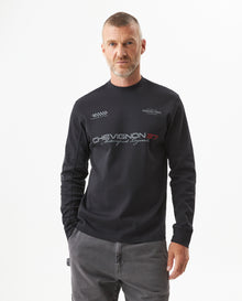 Men's Long Sleeve T-shirt - Black - 1