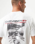 Men's Racing Graphic Classic Fit T-shirt in Cotton, Captain 63_649G904_BLA110601_7