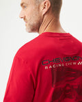 Men's Racing Graphic Classic Fit T-shirt in Cotton, Captain 63_649G904_ROJ191557_7