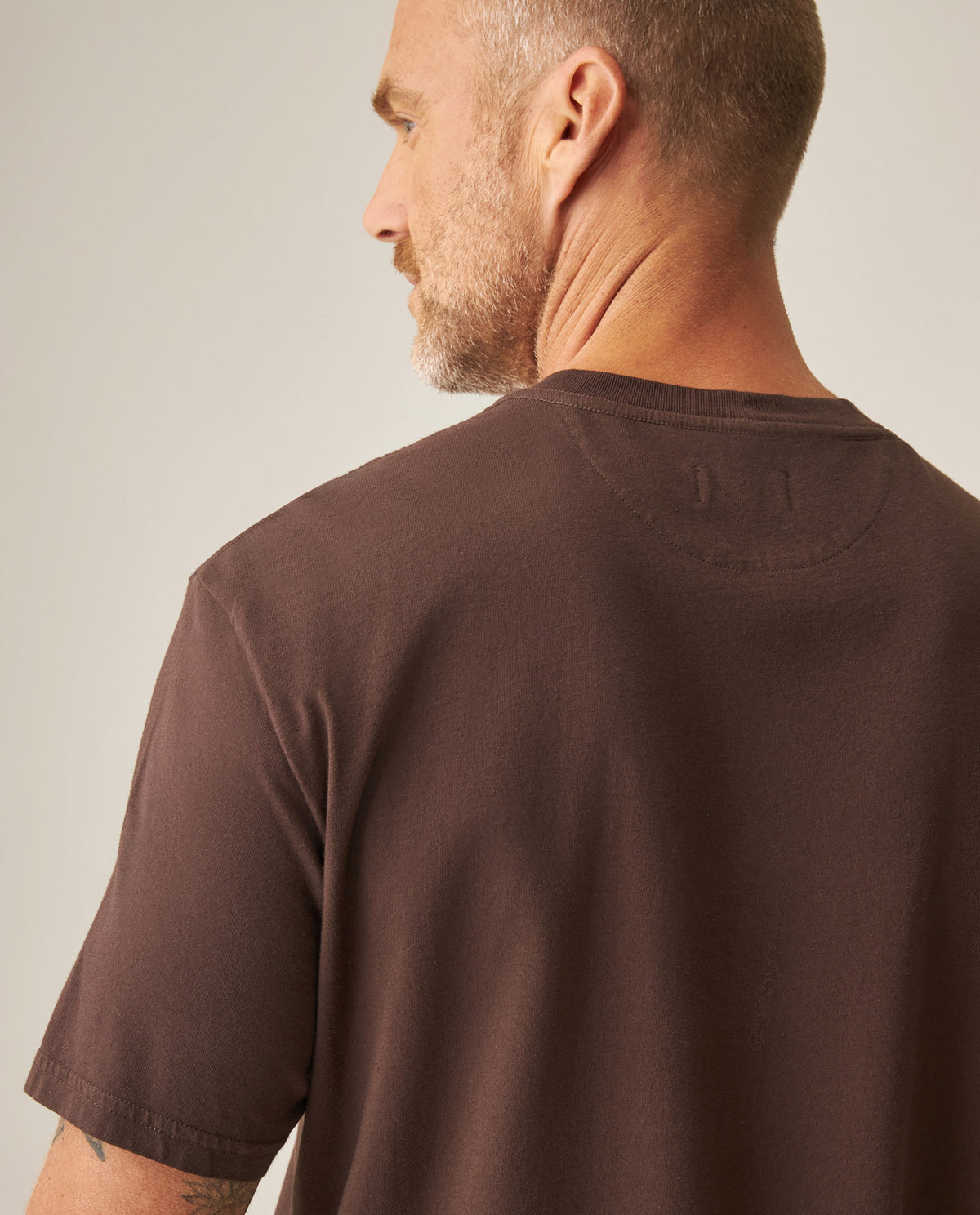 Men´s Slim Fit T-Shirt - Brown 63_649H001_CAF190915_5