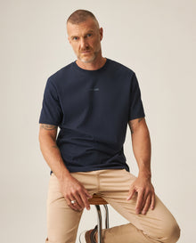 Men´s Regular Fit T-Shirt - Blue 63_649H003_AZU193924_0