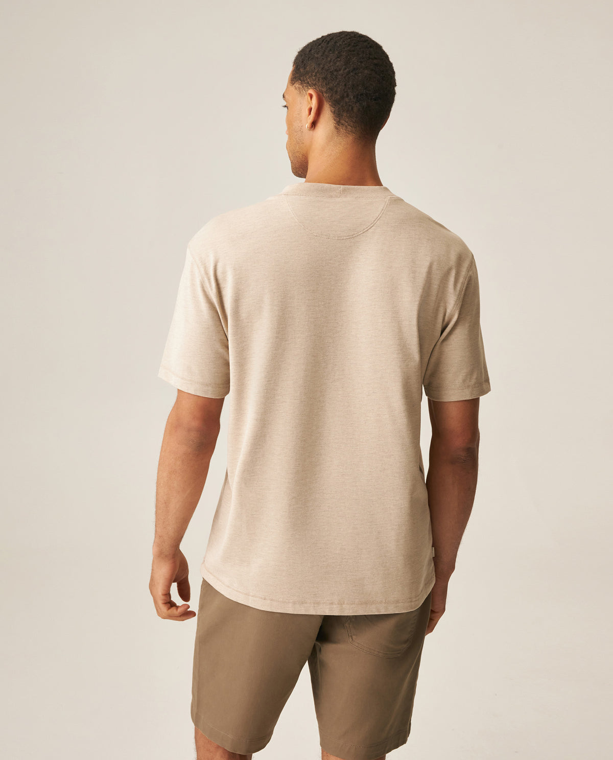 Men´s Slim Fit T-Shirt - Beige 63_649H004_BEI161212_5