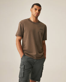 Men´s Slim Fit T-Shirt - Brown 63_649H004_CAF181015_3
