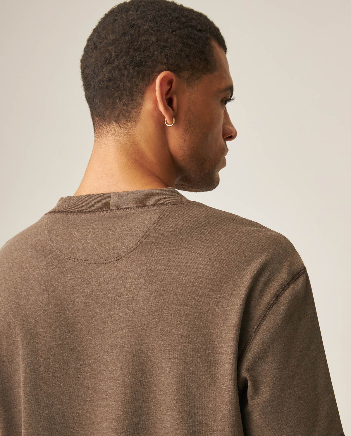 Men´s Slim Fit T-Shirt - Brown 63_649H004_CAF181015_6