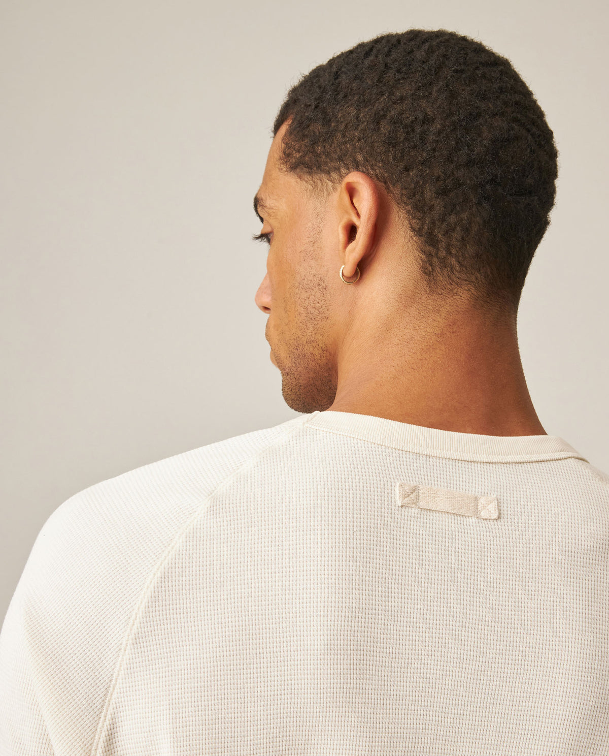 Men´s Waffle Texture Tee - White 63_649H009_BLA120601_6