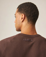 Men´s Waffle Texture Tee - Brown 63_649H009_CAF190915_6